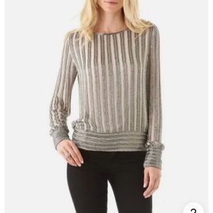 Haute Hippie beaded silk blouse